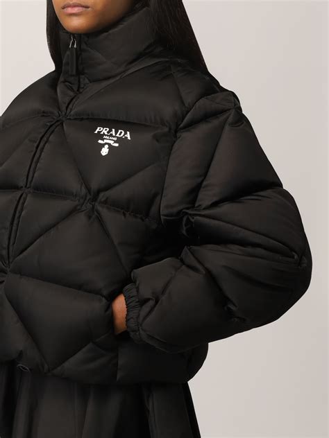 prada gilet women's|prada black jacket.